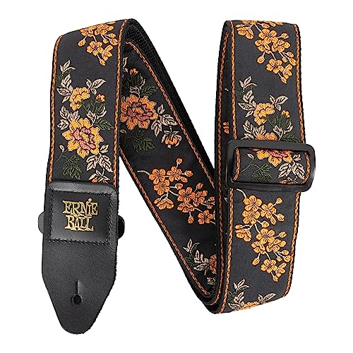 Ernie Ball Jacquard Guitar/Bass Strap - Tangerine Blossom