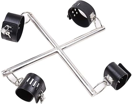 Amazon Com Roly Play Re S Tr Ai Nt Cross Steel Pipe Wrist Hand And Legs C ǖ F F S With Lock B D S M Bo Nda Ge Set For Him Or Her Health Personal Care