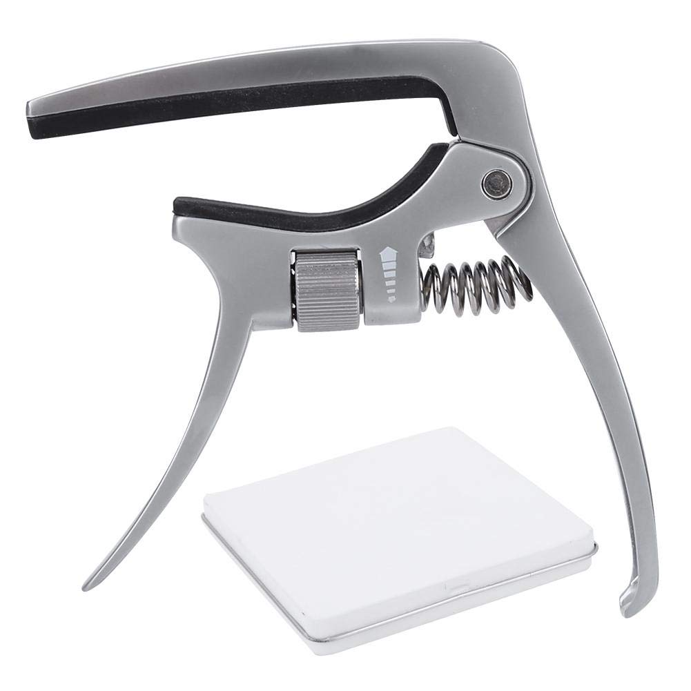 Trigger Capo, One Handed Adjustable Clamp Key Guitar Capo for Acoustic Electric Guitars, Ukulele Guitar Universal Accessories