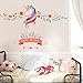 Unicorn Wall Decor Sticker Decals Girls Bedroom Wall Stickers Nursery Room Wall Decor -Lovely Unicorn Gifts for Girls