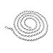 XP Jewelry Rope Chain Necklace Sterling Silver Diamond-Cut Italian Made - 1.5mm-7.3mm - Sizes 16 to 30 Inches