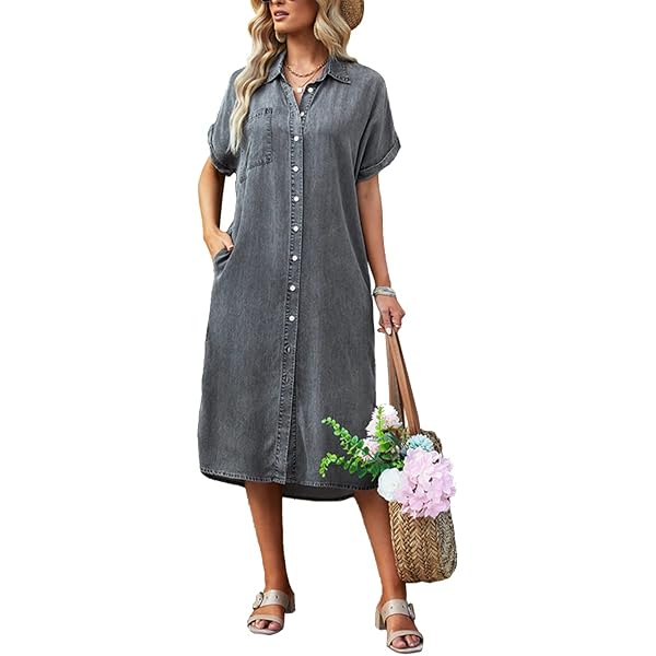 allsaints blair denim dress Denim Maxi Dress With Long Sleeve Denim Dress Outfit ALLSAINTS Blair Long  Sleeve Denim Maxi Dress