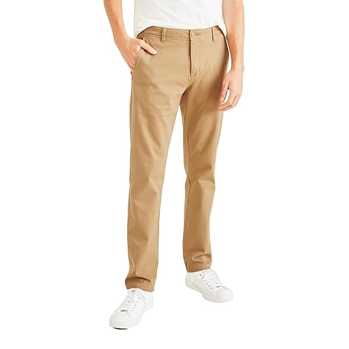 Dockers Men's Ultimate Chino Slim Fit with Smart 360 Flex, New British Khaki, 29W x 30L