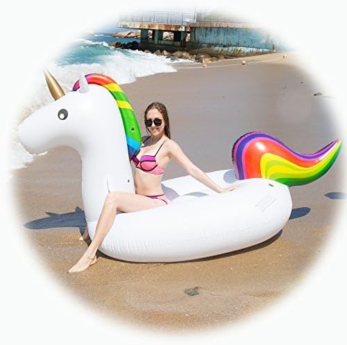 Giant Unicorn Inflatable Pool Floats Luxury Indoor And Outdoor Swimming Pool Recreation
