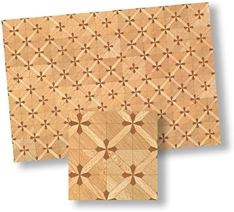 1:24 Dollhouse Flooring Parquet Floor Sheet by World Model