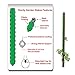 YIDIE Sturdy Metal Garden Plant Stakes 4 Ft Plastic Coated Steel Plant Sticks,Pack of 25
