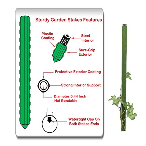 2 YIDIE+Sturdy+Garden+Stakes+Plastic