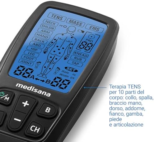 TT 205 dispositivo per elettrostimolazione, TENS ed EMS