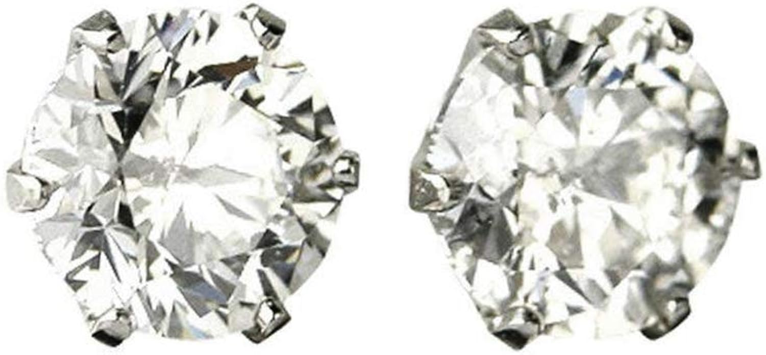 Amazon Diamond World レディース ジュエリー Pt900 ダイヤモンドピアス 大粒 1 0ｃt F Gカラー ダイヤ使用 6本爪タイプ ピアス 通販