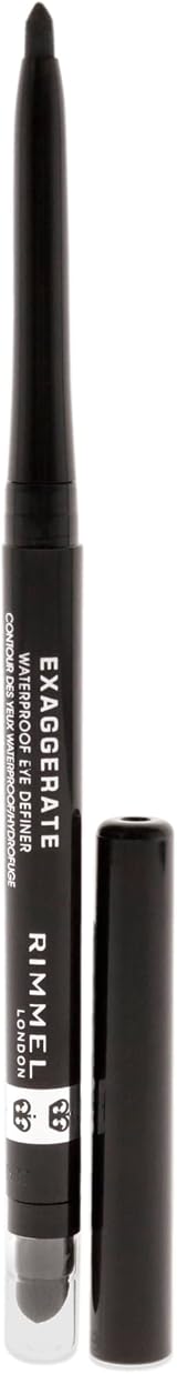 Rimmel Exaggerate Eye Definer Waterproof Blackest Black 0.009 oz Eyeliner view 2