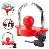 Tevlaphee Universal Trailer Ball Tow Hitch Lock