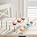 MyGift 3-Tier Rectangular Clear Acrylic Server Cupcake Dessert Display Stand Riser
