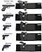 ComfortTac XL Ultimate Belly Band Holster for Concealed Carry | Black | Fits Gun Smith and Wesson Bodyguard, Glock 19, 17, 42, 43, P238, Ruger LCP, and Similar Sized Guns | for Men and Women