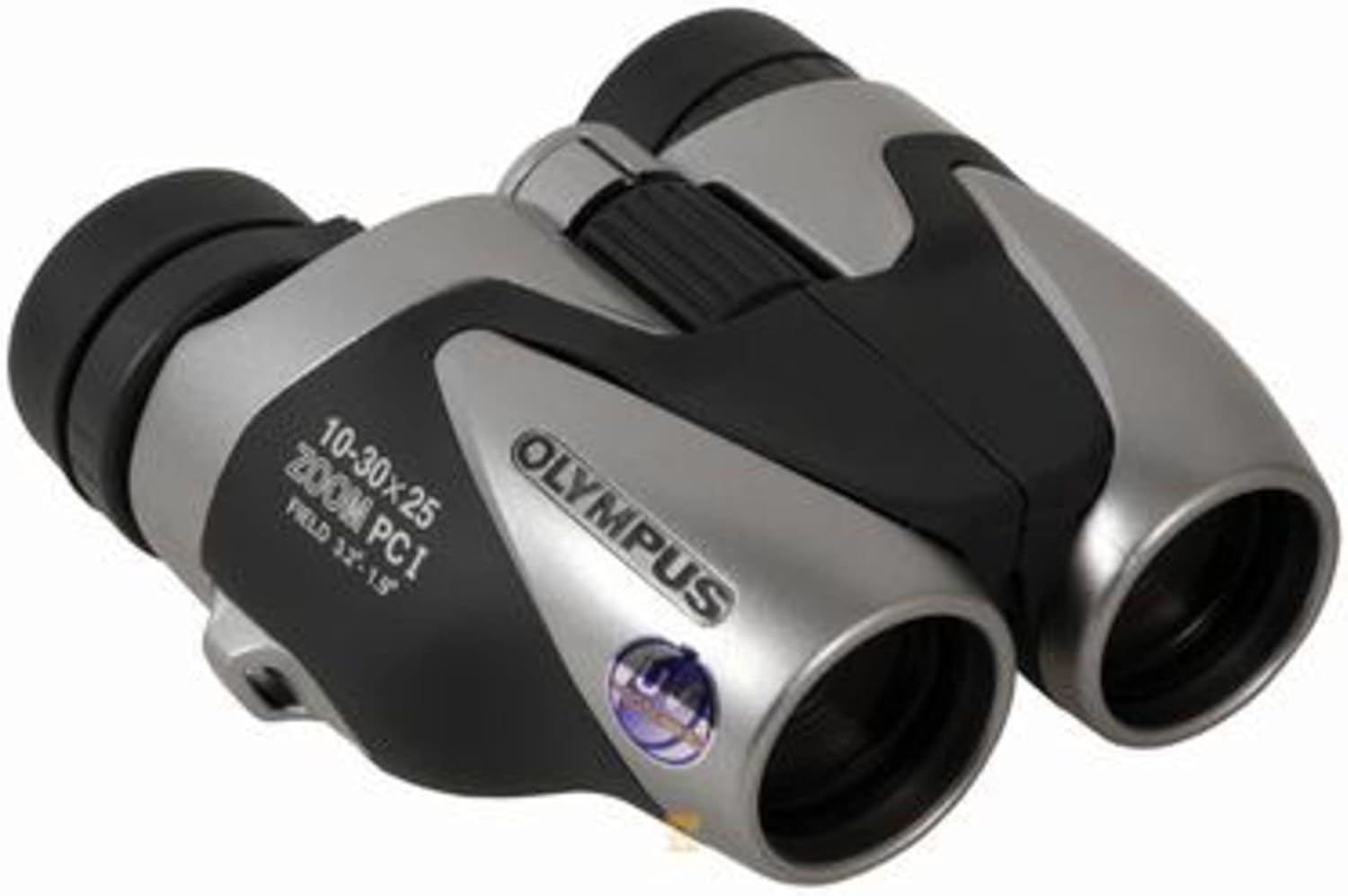 Olympus 10-30x25 Zoom PC I Binoculars Compact Lightweight Powerful 30x Magnification Multi-Coated Lenses UV Protection and Sports Travel Viewing
