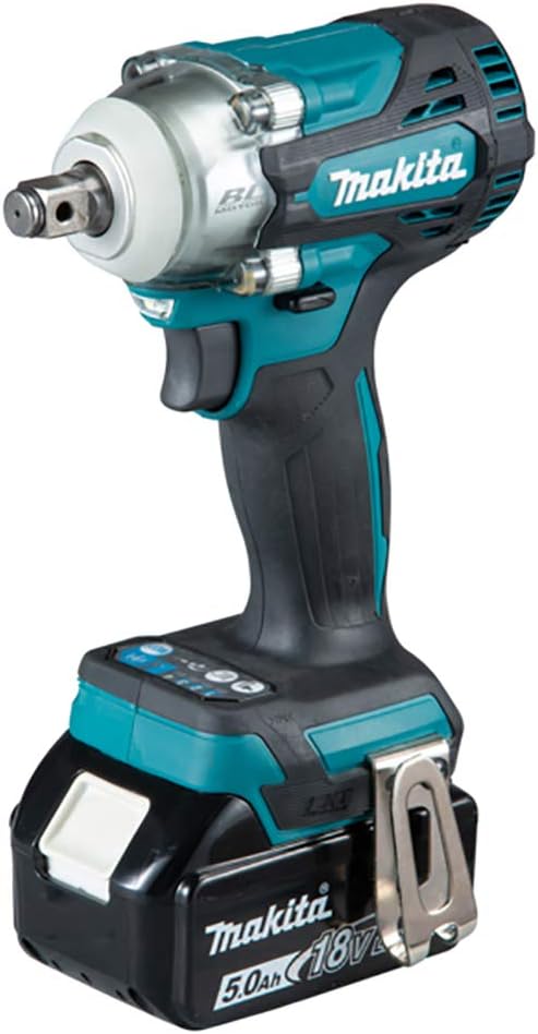 Makita DTW300RTJ 18V Li-ion LXT Brushless Impact Wrench Complete with 2 x 5.0 Ah Batteries and Charger Supplied in a Makpac Case