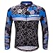 sponeed Mens Bike Jersey Pants Padded Cycle Wear Road Moutain Biking Gear Cycling Apparel US M Multi Blue