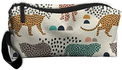 Jaguar Leopard Animal Multifunction Makeup Bag High Elasticity Toiletry Bag Storage Pouch Bag Cosmetic Bag Long-term Travel