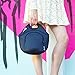 LunchFox Designer Neoprene Lunch Bag Tote for Adults (Men & Women), Black - Midnight on Mulholland