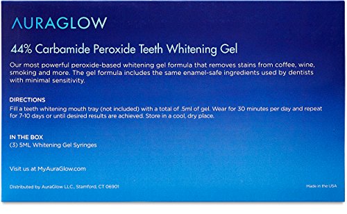 4 AuraGlow+Whitening+Carbamide+Peroxide+Syringes
