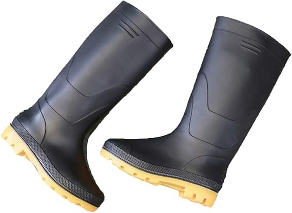 LIXIYU Gummistiefel Herren robuste, langlebige Gummistiefel ...