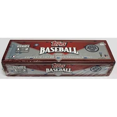 Amazon.com: 2005 Topps Factory Sealed Complete Baseball Card Set