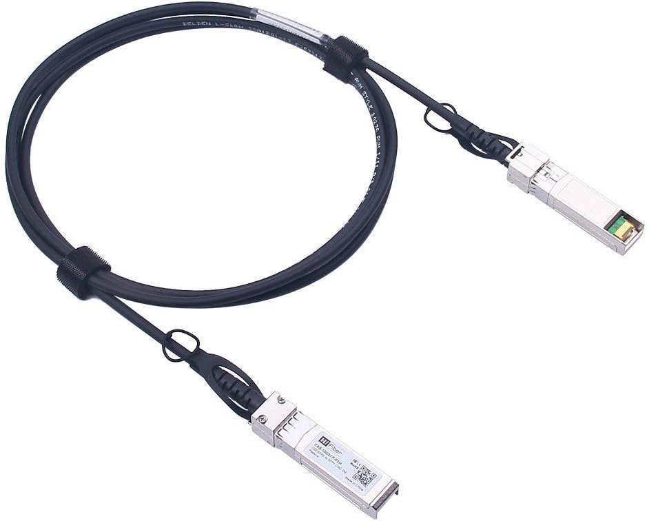 H!Fiber.com 10Gb/s SFP+ DAC cable, 2-meter (6.6ft), 10GBase-CU passive direct copper Twinax SFP+ cable - Image 3