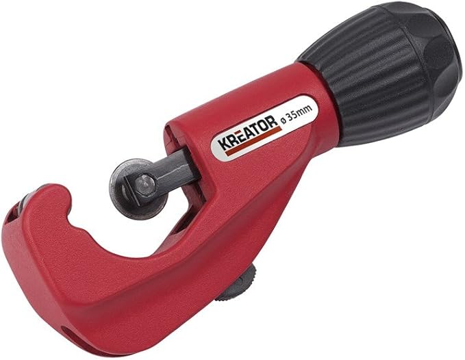Kreator 35mm Copper Pipe Cutter 635mm with Fold Away Deburrer