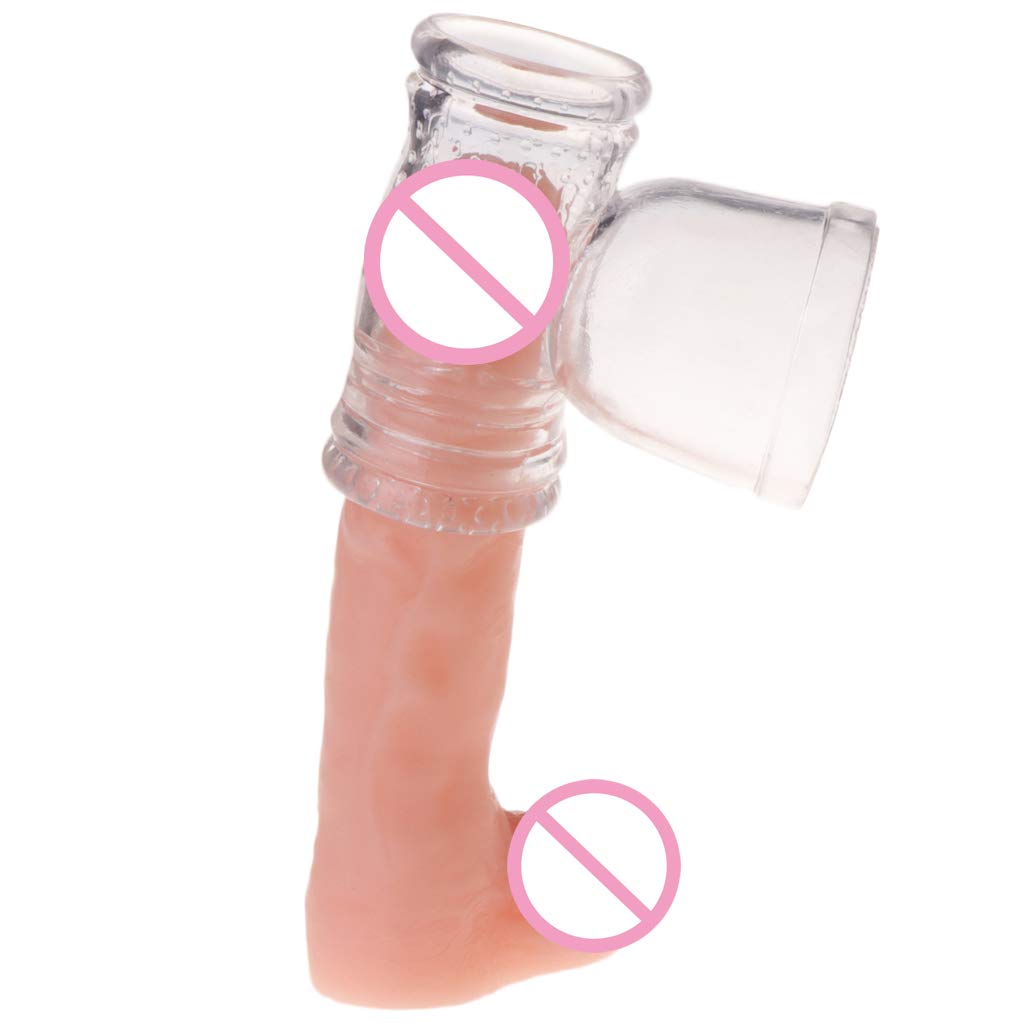 1pcs Transparent Big AV Magic Wands Headgear Vibratttors for Male Toy Gift Body Exercising And Relaxing : Beauty