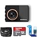 Garmin Dash Cam 55 Wide-Angle Lens and Car GPS Location Data Driving Recorder Bundle with 64GB Memory Card, Point and Shoot Field Bag Camera Case and Universal Screen Cleaner for LED TVs