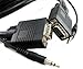 C&E 50ft-Audio-svga Premium VGA/SVGA/XGA/SXGA/UXGA HD15 Monitor Projector Cable