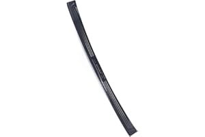 YAKANEY for 2023 2022 2021 2020 Toyota Highlander Rear Trunk Bumper Protector Guard, Unti-scratching Protector for Highlander Cover Trim Black 304 Stainless Steel, Wholly Wrapped Style -Exterior Black