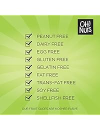 ¡Oh ! Nuts Jelly Fruit Slices Surtido Candy – 5 lb Bulk / 160 ct. Cañas de confección de dulces de Gummy tradicionales. Libre de lácteos, peanut, pegamento, huevo, grasa, soja, gelatina y mariscos.