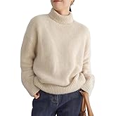 Costaric Women's Turtleneck Sweater Oversized Ribbed Knit Pullover Sweater Loose Casual Dressy 2025 Fall Winter Tops