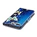 iPhone 8 Plus Case, iPhone 7 Plus Wallet Case PU Leather Folio Kickstand Colorful Painting Golden Butterfly Cover Slim-Fit Shockproof TPU Inner Bumper with Card Slots for iPhone 8 Plus, iPhone 7 Plus