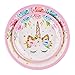 Discovering DIY Unicorn Birthday Decorations for Girls - Party Supplies Kit for 16 Guests w/Plates, Cups, Goody Bags, Utensils, Napkins, Cake Cutter & Topper, Candles, Table Cloth and Banner