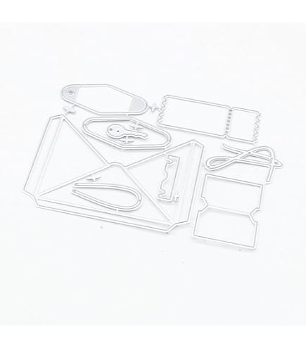 KSCRAFT Envelope Cutting Dies - Metal Stencils For Scrapbooking & Card Making