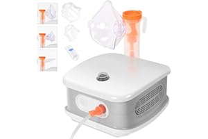 JINDOOY Portable Nebulizer, Ultrasonic Nebulizer Machine for Kids, Jet Breathing Treatment Nebulizer Machine for Adults, Handheld Inhaler Nebulizer Machine for Travel On The Go