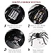 LetsFunny Spider Decorations Giant Scary Halloween Spider, Fake Large Hairy Poseable Props Outdoor Decor Yard Spiders for Halloween Decorations, with 10 Little Spiders(Not Include Web)