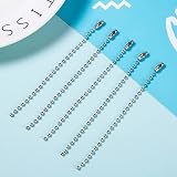 Generic 100Pcs Metal Ball Bead Chain Keyring Extender 5.9in Silver Iron view 6
