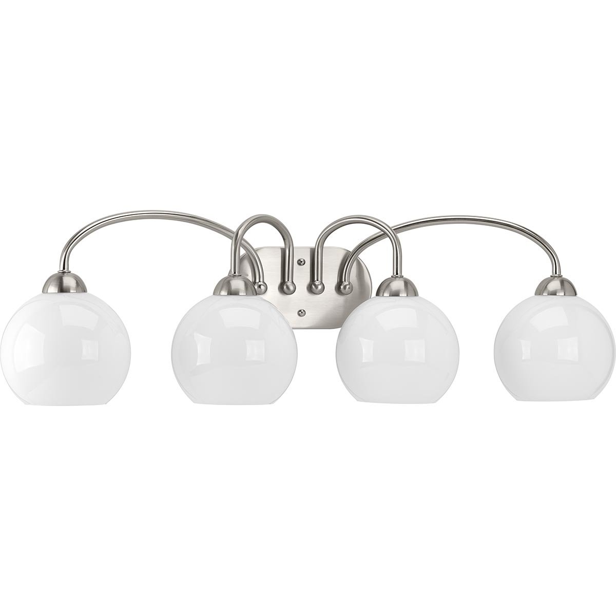 Best Progress Lighting 4 Light Brushed Nickel