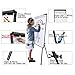 White Board Easel Stand Magnetic Whiteboard Flipchart Tripod Easel Height Adjustable Dry Erase Board with 1 Eraser, 3 Markers, 6 Magnets, 24x36 inches, Black