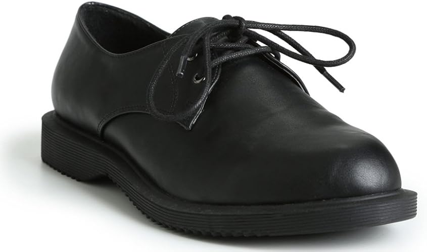 Faux Leather Oxfords (Wide Width) at Amazon Women’s Clothing store