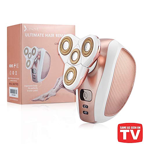 [2018 Upgraded] CENOVE Women's Painless Hair Remover for Leg Women Epilator Hair Removal Electric Shaver for Women’s Legs,Face,Lips,Bikini—As Seen On TV(Rose Gold) - Thumbnail 7