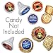 Religious Christmas Candy Favor Stickers - Christian Faith - 180 Labels