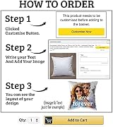 Gift Hub Personalised Cushion Cover 35x35cm Double Sided Print view 5