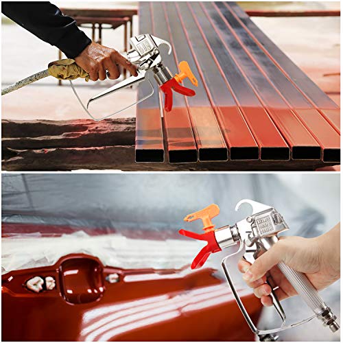 CPROSP Airless Paint Spray Gun, High Pressure 3600 PSI with 517 Swivel