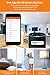 Smart WiFi Plug 2 Packs 16A Upgraded Smart Outlet Works with Amazon Alexa&Google Home IFTTT,No Hub Required,Support High Power Appliances,Remote Control Timing Function From Anywhere By Jinvoo