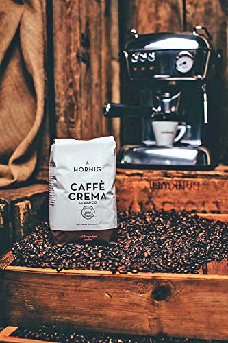 J. Hornig Kaffeebohnen Espresso, Caffè Crema Classico, Großpackung 6x1kg, schokoladiges & nussiges Aroma, für… – Bild 7
