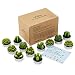 COCOMOON Cactus Tealight Candles,12 Pieces Handmade Delicate Succulent Cactus Candles for Party Wedding Spa Home Decoration Gifts