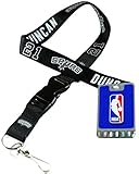 NBA SAN ANTONIO SPURS ( TIM DUNCAN 21 ) BREAKAWAY KEYCHAIN LANYARD